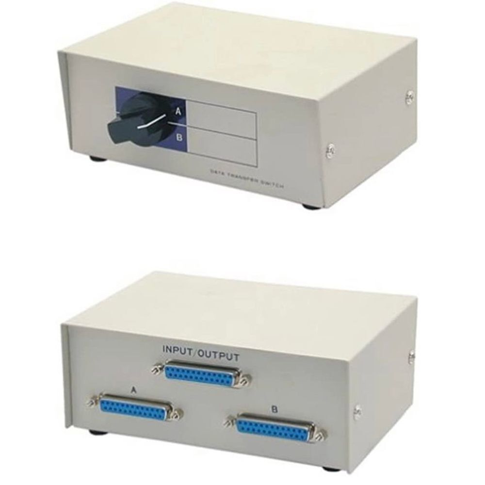 Startech 2-Way‎ Data Switch Manual 2-Way 25 Pin Switchbox Model DS252 NIB